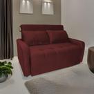 Sofá Cama 2 Lugares 138cm Amora New Ferrugem Matrix