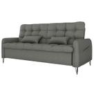 Sofa Cama 2 Lugares 200cm Pillar Linho Vancouver E484 Chumbo Milani Store