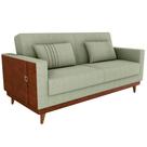 Sofa Cama 2 Lugares 203 cm Esther Boucle Oliva material sintético Whisk Milani Store Sofa Cama 2 Lugares 203 cm Esther Boucle Oliva material sintético Whisk Milani Store