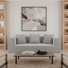 Sofá Cama 2 Lugares 3 em 1 Loop Bouclê Keiko