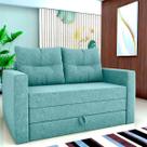 Sofá Cama 2 Lugares casal 1,50 mts Bouclê Luma Matrix