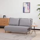 Sofá-Cama 2 Lugares Casal Bergamo Cinza Claro