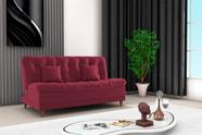 Sofa Cama 2 Lugares Denise Para Sala Tv Confortável Veludo