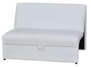 Sofá Cama 2 Lugares Malu Sintetico Branco Matrix