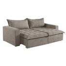 Sofá Cama 2 Lugares Retrátil e Reclinável Linho M-184 Martins