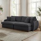 Sofá-cama 2 Lugares Retrátil Reclinável 210cm Veludo com Molas Ensacadas Apolo Yescasa
