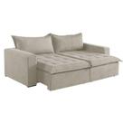 Sofá Cama 2 Lugares Retrátil Reclinável Linho M-184 Martins Creme Sofá Cama 2 Lugares Retrátil Reclinável Linho M-184 Martins Creme