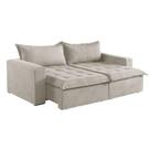 Sofá Cama 2 Lugares Retrátil Reclinável M-184 Veludo Martins Creme Sofá Cama 2 Lugares Retrátil Reclinável M-184 Veludo Martins Creme