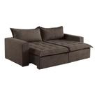 Sofá Cama 2 Lugares Retrátil Reclinável M-184 Veludo Martins Marrom Sofá Cama 2 Lugares Retrátil Reclinável M-184 Veludo Martins Marrom