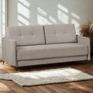 Sofá Cama 3 Lugares 208cm Veludo Impermeavél Miami Berflex Estofados