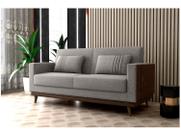 Sofá-cama 3 Lugares Casal Reclinável Facto e Linho Matrix Esther
