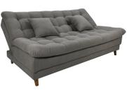 Sofá-cama 3 Lugares Casal Reclinável Veludo Matrix Duda