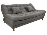 Sofá-cama 3 Lugares Casal Reclinável Veludo Matrix Duda