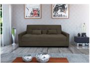 Sofá-cama 3 Lugares Casal Reclinável Veludo Matrix Lavínia