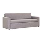 Sofá-Cama 3 Lugares Herval Versato, Linho Café com Leite, 217 cm