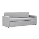 Sofá-Cama 3 Lugares Herval Versato, Linho Cinza Claro, 217 cm