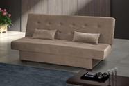 Sofá Cama 3 Lugares Laila Capuccino Matrix