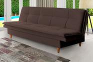 Sofá Cama 3 Lugares Mirage Marrom