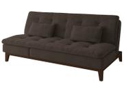 Sofá-cama 3 Lugares Reclinável Suede Linoforte Jade