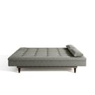 Sofá Cama 3 Lugares Sofanete 189Cm Cinza