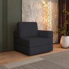 Sofá Cama à Vácuo 1 Lugar Linha Modular Flip Magic
