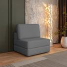 Sofá Cama à Vácuo 1 Lugar Linha Modular Flip Magic Yescasa