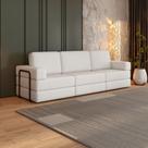 Sofá Cama à Vácuo 3 Lugares Linha Modular Flip Magic