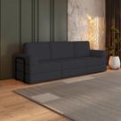 Sofá Cama à Vácuo 3 Lugares Linha Modular Flip Magic