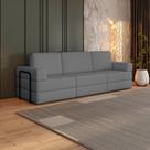 Sofá Cama à Vácuo 3 Lugares Linha Modular Flip Magic Yescasa