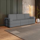 Sofá Cama à Vácuo 3 Lugares Linha Modular Flip Magic Yescasa