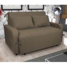 Sofá Cama Any 1.40 2 Lugares Ideal Para Sala de Visitas Cor:Suede Cinza