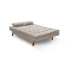 Sofá Cama Bangkok Alto Padrão p/ Quarto Salas Tecido Veludo