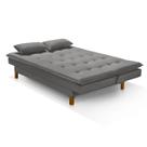 Sofá Cama Bangkok Alto Padrão p/ Quarto Salas Tecido Veludo