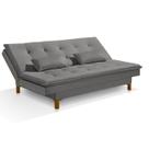 Sofá Cama Bangkok Reclinável em Madeira Resistente Veludo