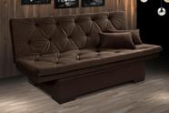 Sofá Cama Baú 3 Lugares Multiuso Em Suede - Essencial Estofados