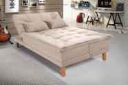 Sofá Cama Berlim Pés de Madeira