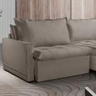 Sofá Cama Caixa Zero 2.00m Retrátil e Reclinável Amsterdã com Almofadas Soltas - Movenzo Estofados