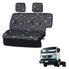 Sofá Cama Caminhão Euro 5 Cabine Grande Cinza