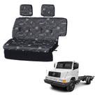 Sofá Cama Caminhão Mercedes 1618 HPN RETO Cinza