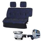 Sofá Cama Caminhão Mercedes 1718 / 1723 Cara Chata Azul Sofá Cama Caminhão Mercedes 1718 / 1723 Cara Chata Azul