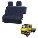 Sofá Cama Caminhão Mercedes 608D Azul Sofá Cama Caminhão Mercedes 608D Azul