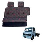 Sofá Cama Caminhão Mercedes 710 / 912 / 914 Vermelho