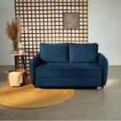 Sofá Cama Casal 150cm Mode CabeCasa MadeiraOriginals Azul