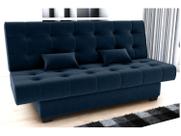 Sofá Cama Casal 3 Lugares Laila Azul Light
