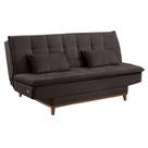 Sofá-Cama Casal 3 Lugares Luna Veludo Base e Pés de Madeira e com Entrada USB Marrom Sofá-Cama Casal 3 Lugares Luna Veludo Base e Pés de Madeira e com Entrada USB Marrom
