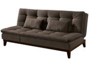 Sofá-cama Casal 3 Lugares Reclinável Suede Linoforte Jade BPM A2 Sofá-cama Casal 3 Lugares Reclinável Suede Linoforte Jade BPM A2
