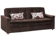 Sofá-cama Casal 3 Lugares Reclinável Veludo