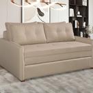 Sofá Cama Casal 95cm X 157cm Montreal Bege Claro