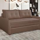 Sofá Cama Casal 95cm X 157cm Montreal Marrom Escuro