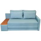 Sofá Cama Casal C/ Mesa Lateral Esquerdo Tc Impermeável Acquablock